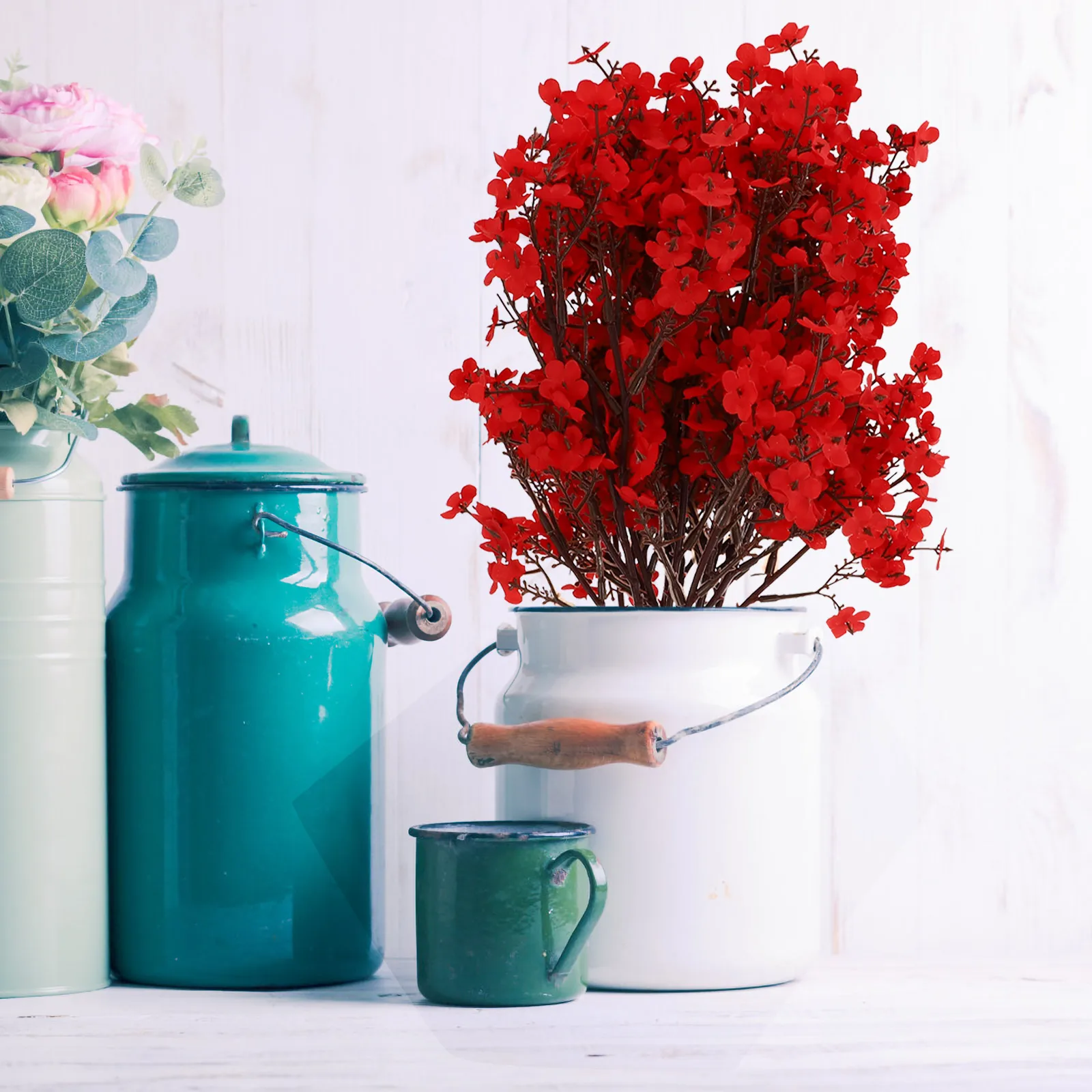 6Pcs Fake Gypsophila Decor Chic Silk Cloth Flower for Home Decoration and Wedding DIY Flower Prop Simulated Gypsophila
6Pcs Fake Gypsophila Decor Chic Silk Cloth Flower for Home Decoration and Wedding DIY Flower Prop Simulated Gypsophila