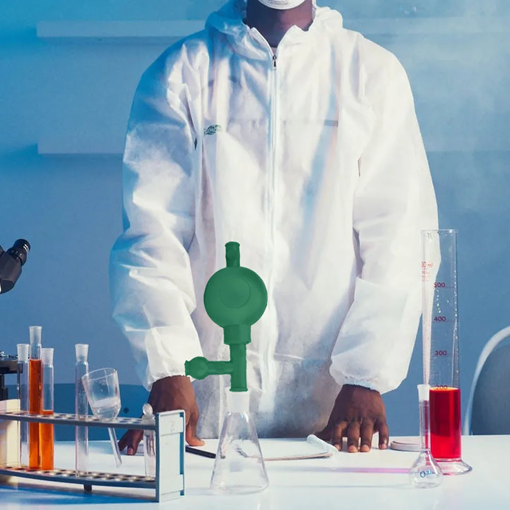 3 Valves Quantitative Suction Bulb Pipette Filler Automatic Lab Measuring Tool Chemical Experiment Use Efficient One-Handed 
3 Valves Quantitative Suction Bulb Pipette Filler Automatic Lab Measuring Tool Chemical Experiment Use Efficient One-Handed