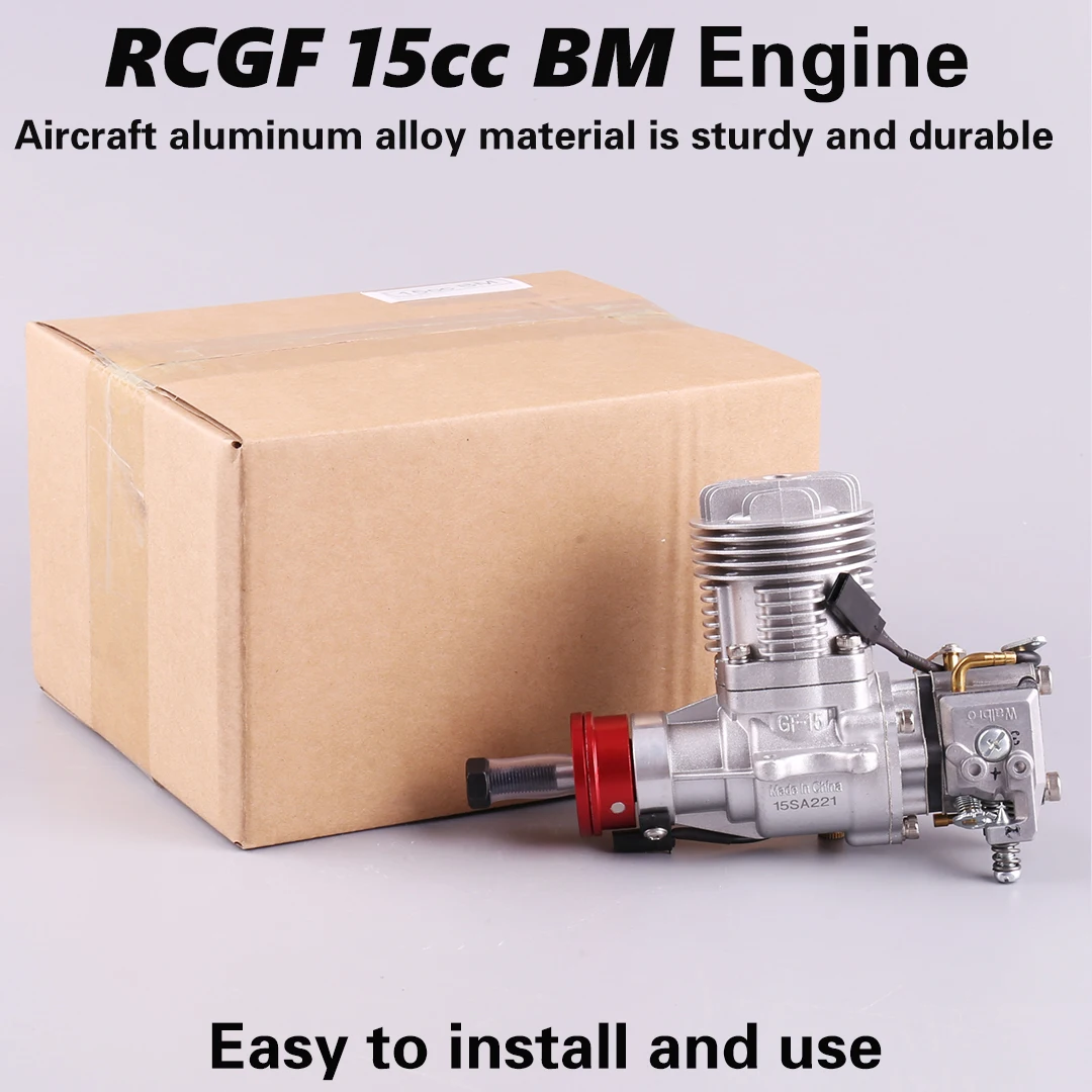 RCGF 15cc BM Бензиновый/бензиновый двигатель для радиоуправляемого самолета Двухтактный одноцилиндровый боковой выхлоп Натуральное воздушное охлаждение
RCGF 15cc BM Бензиновый/бензиновый двигатель для радиоуправляемого самолета Двухтактный одноцилиндровый боковой выхлоп Натуральное воздушное охлаждение