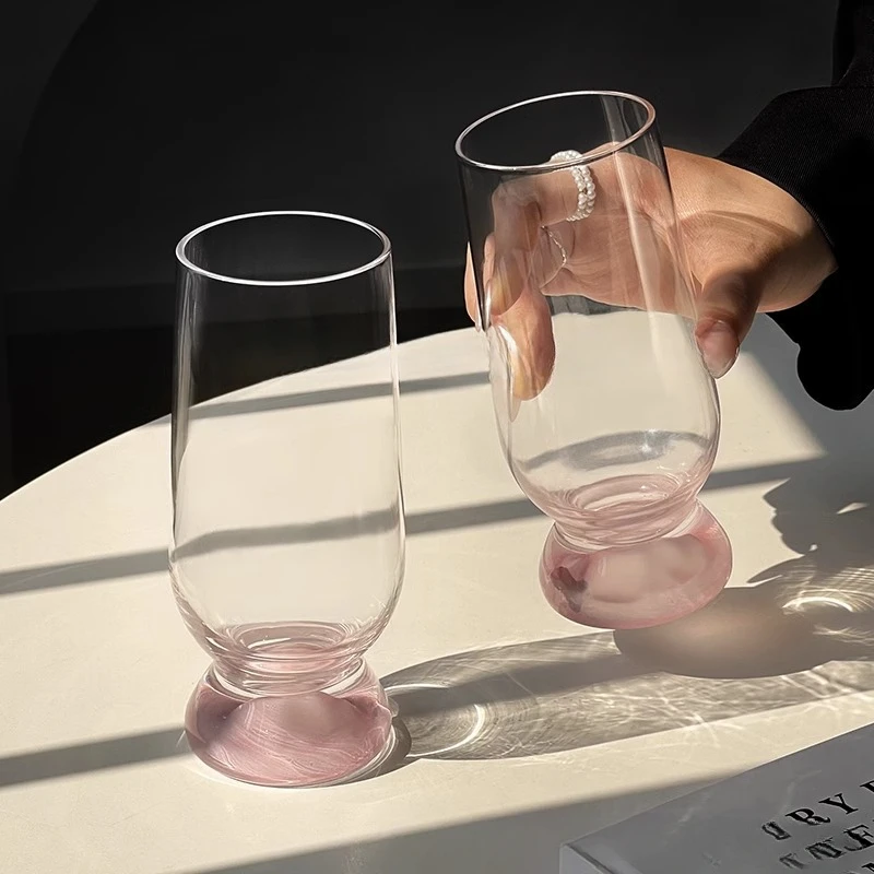 Pink Thick Bottomed Mountain Viewing Cup,High-value Glass Cup Coffee Beer Juice Cup,Frosted Craft High-quality Drinking Utensils
Pink Thick Bottomed Mountain Viewing Cup,High-value Glass Cup Coffee Beer Juice Cup,Frosted Craft High-quality Drinking Utensils