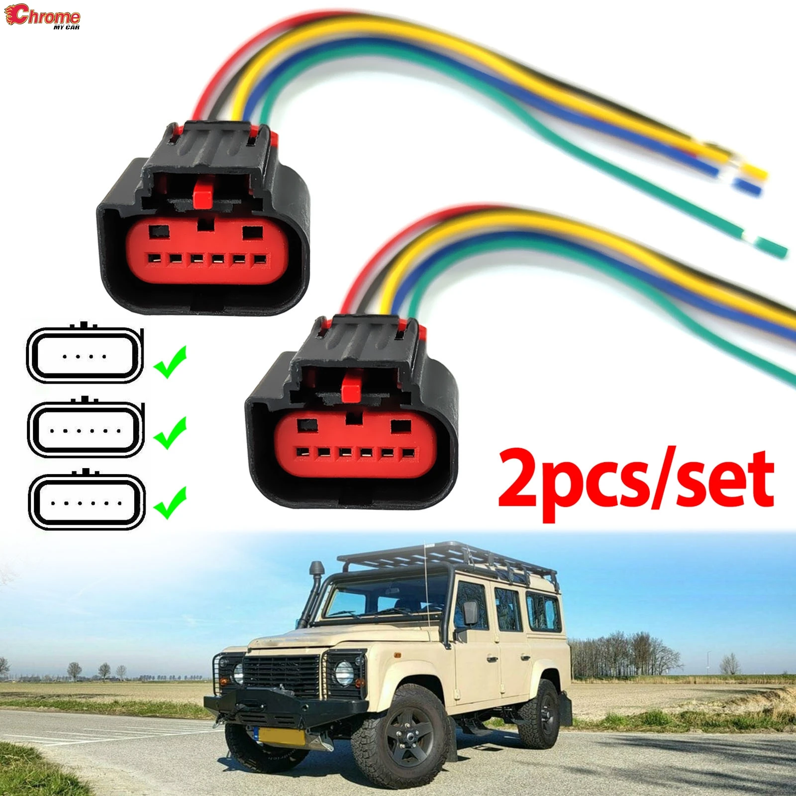 2x для Land Rover Range Rover Sport Evoque Freelander 2 Defender Discovery Sport MAF, разъем датчика массового расхода воздуха, проводка
2x для Land Rover Range Rover Sport Evoque Freelander 2 Defender Discovery Sport MAF, разъем датчика массового расхода воздуха, проводка