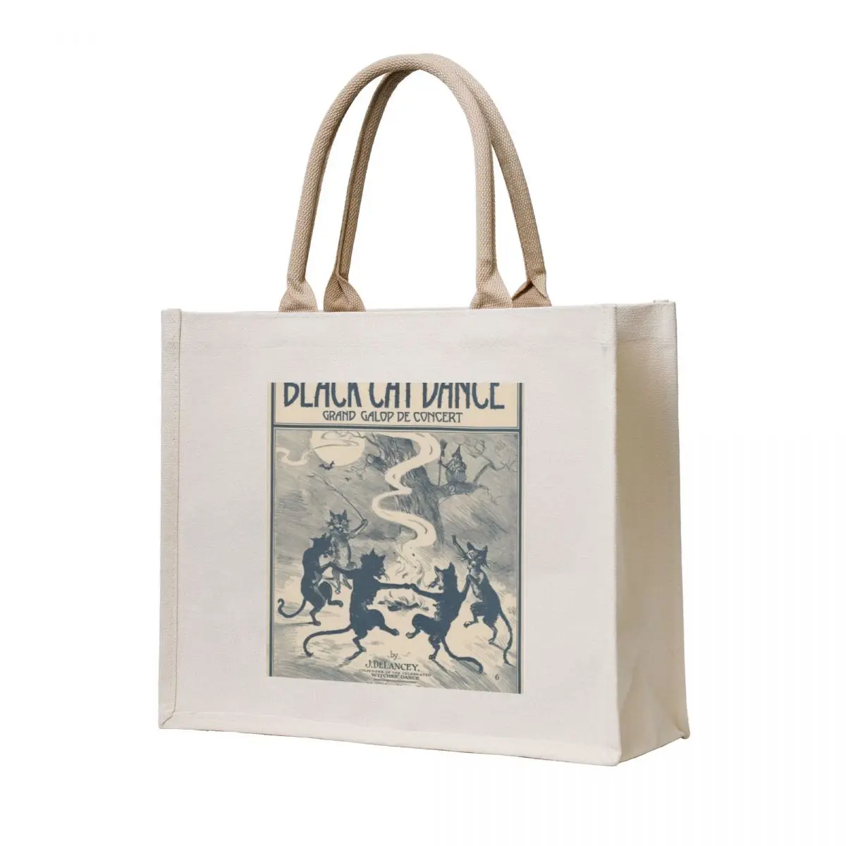 Black Cat Dance Vintage Halloween Illustration Tote Bag Handbags women canvas tote supermarket folding bag 
Black Cat Dance Vintage Halloween Illustration Tote Bag Handbags women canvas tote supermarket folding bag
