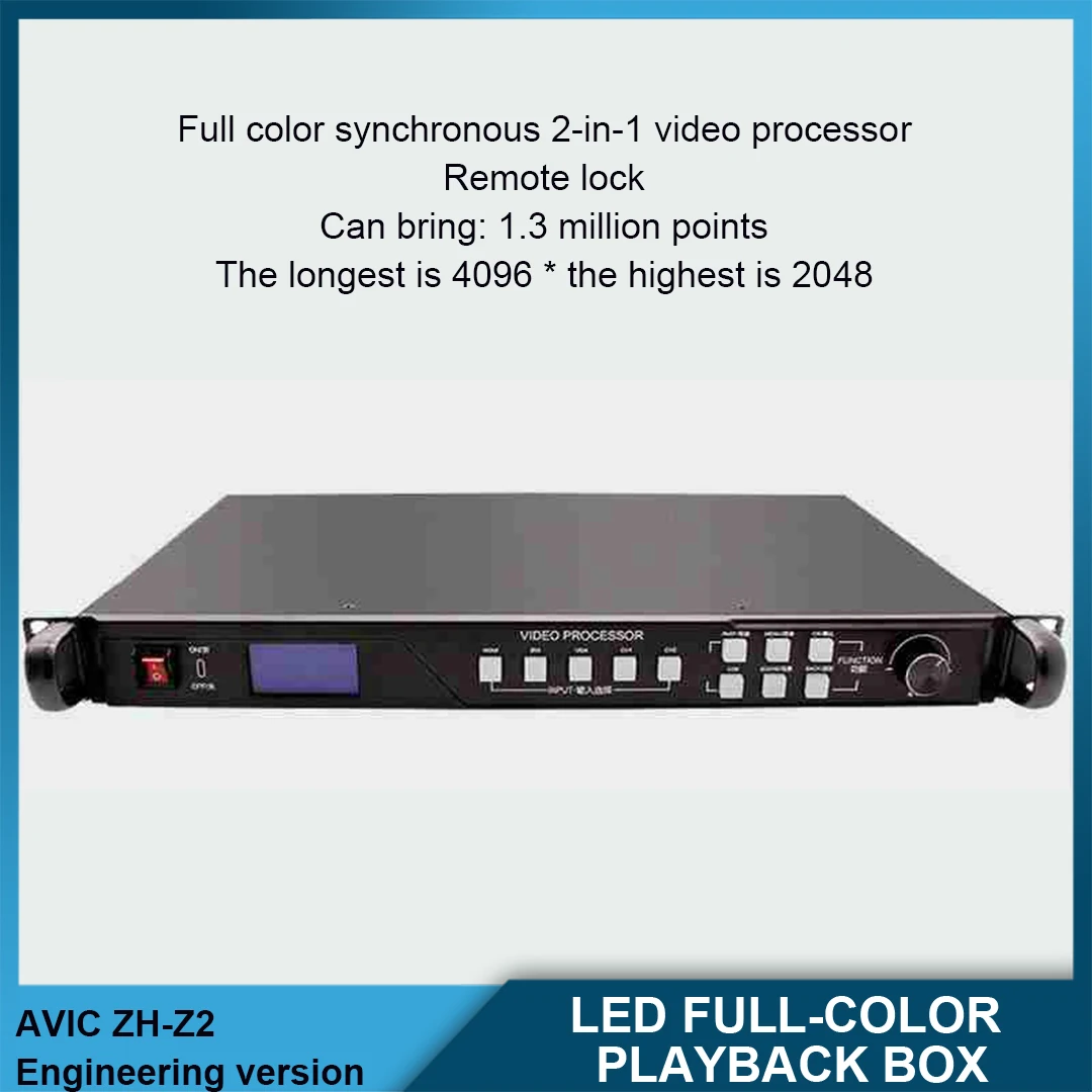ZH-Z2 Z2M Full-Color Synchronous LED Video Processor Video Processor LED Screen Two-In-One Main Control System
ZH-Z2 Z2M Full-Color Synchronous LED Video Processor Video Processor LED Screen Two-In-One Main Control System
