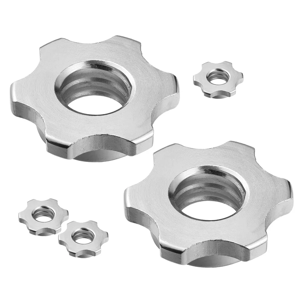 5pcs Anti-slip Barbell Locking Nuts Collars Cast Iron Compatible Dumbbell Bar Locking Nuts Hardware
5pcs Anti-slip Barbell Locking Nuts Collars Cast Iron Compatible Dumbbell Bar Locking Nuts Hardware