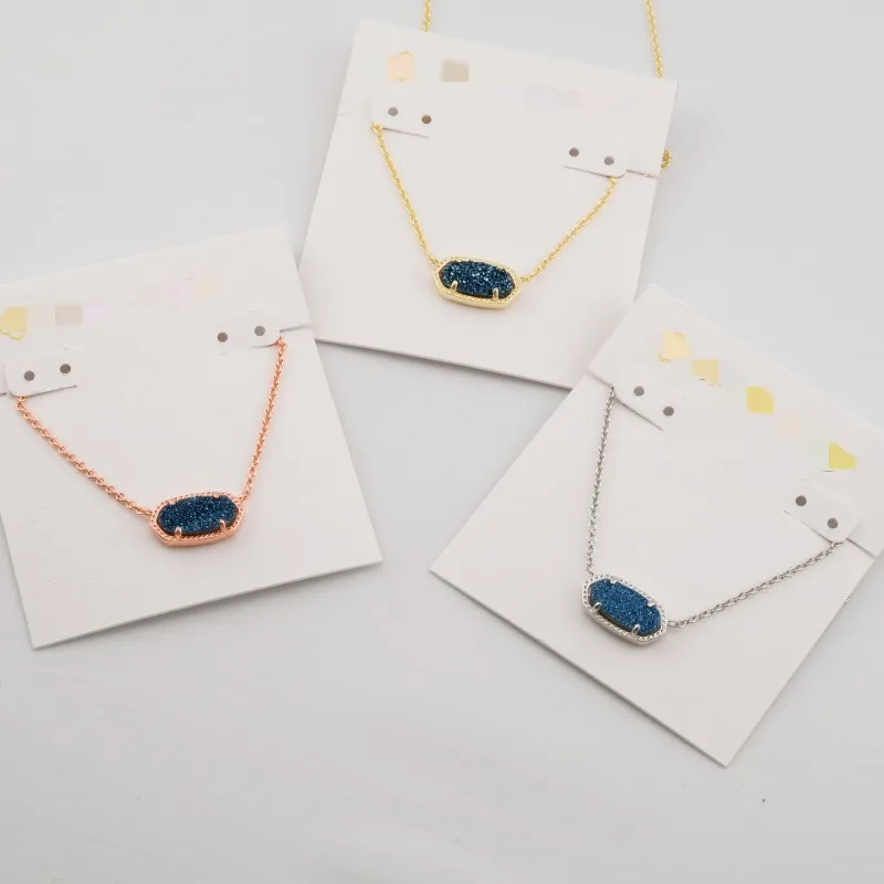 KS European and American New Classic Retro Creative Exquisite Simple Oval Two-color Blue Turquoise Necklace
KS European and American New Classic Retro Creative Exquisite Simple Oval Two-color Blue Turquoise Necklace