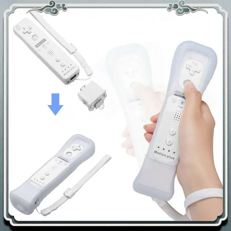Premium 2Pcs Motion Plus Adapter Accelerator With Silicon Case Motion Plus Sensor Controller Use For Wii Remote Controller
Premium 2Pcs Motion Plus Adapter Accelerator With Silicon Case Motion Plus Sensor Controller Use For Wii Remote Controller