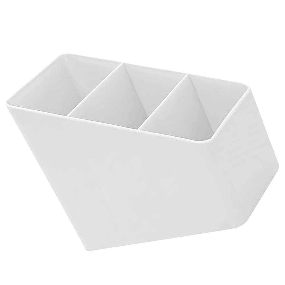 Trapezoidal 3 Grid Remote Control Storage Box Simple White Large Capacity Desk ganizer Pen Holder Sundries Storage Home Decor
Trapezoidal 3 Grid Remote Control Storage Box Simple White Large Capacity Desk ganizer Pen Holder Sundries Storage Home Decor