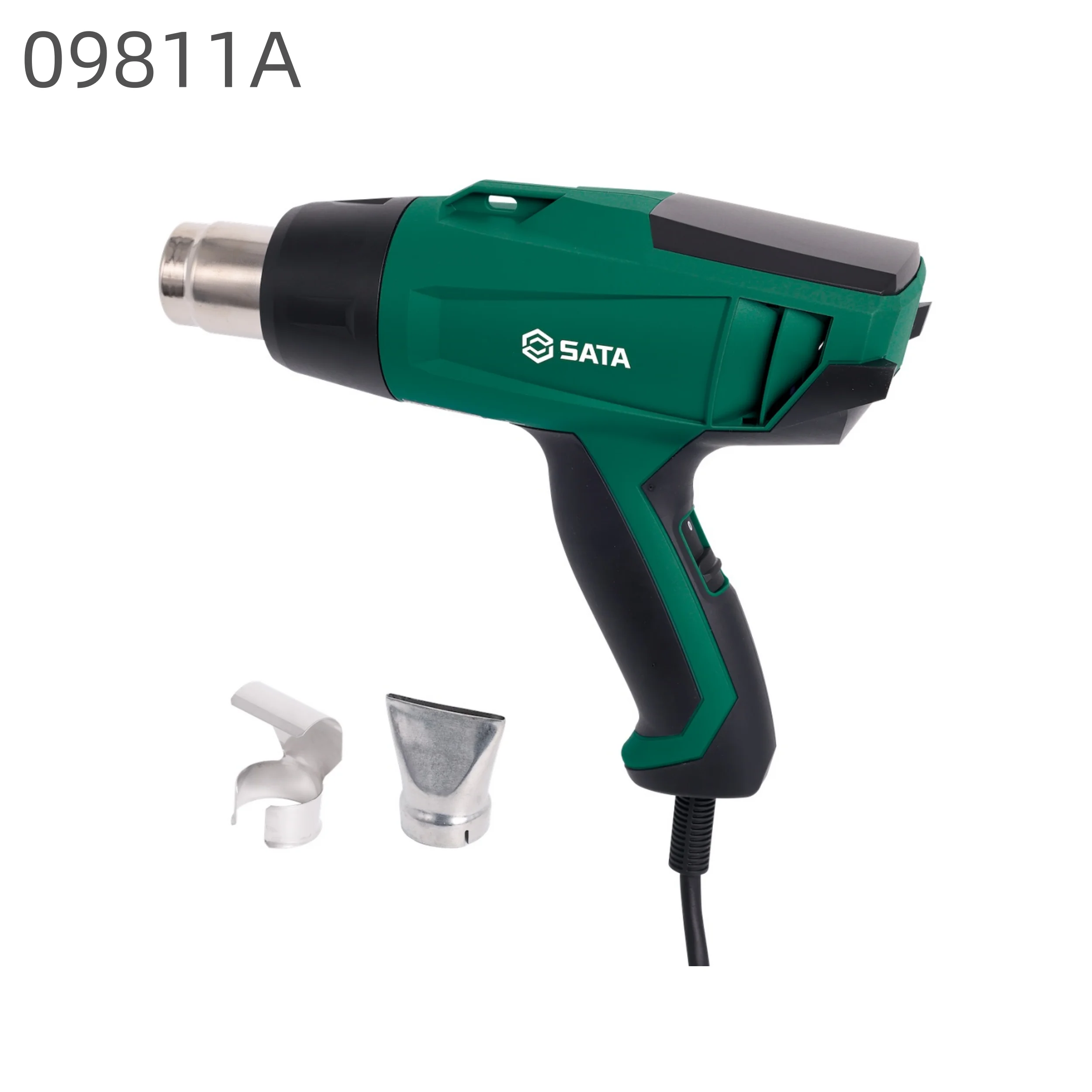 SATA 97921A-09813A Digital Heat Gun Set Two-Stage Adjustable With Electric Power Source
SATA 97921A-09813A Digital Heat Gun Set Two-Stage Adjustable With Electric Power Source