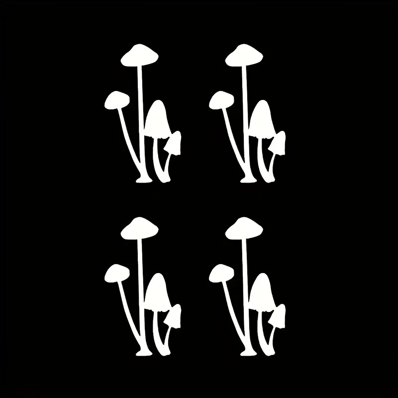 4Pcs Whimsical Mushroom Vinyl Stickers, Waterproof Self-Adhesive Decals for Car Mirrors, Glass, Metal & Ceramic
4Pcs Whimsical Mushroom Vinyl Stickers, Waterproof Self-Adhesive Decals for Car Mirrors, Glass, Metal & Ceramic