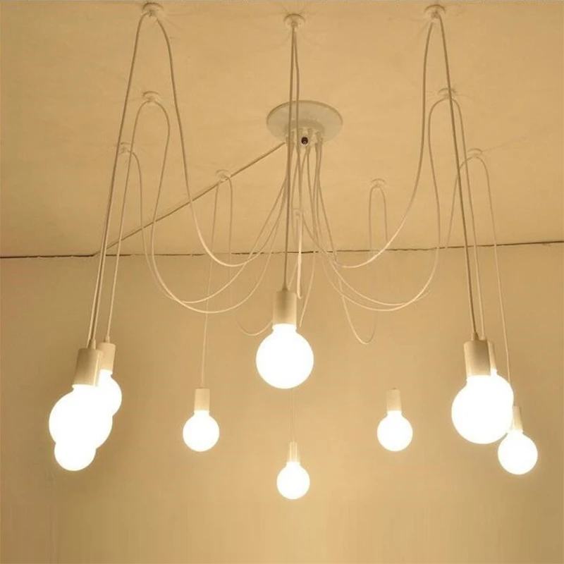 Retro Chandelier White E27 Attic Living Room Edison DIY Adjustable Hanging Light Decoration Pendant Lamp Ceiling Light Bedroom
Retro Chandelier White E27 Attic Living Room Edison DIY Adjustable Hanging Light Decoration Pendant Lamp Ceiling Light Bedroom