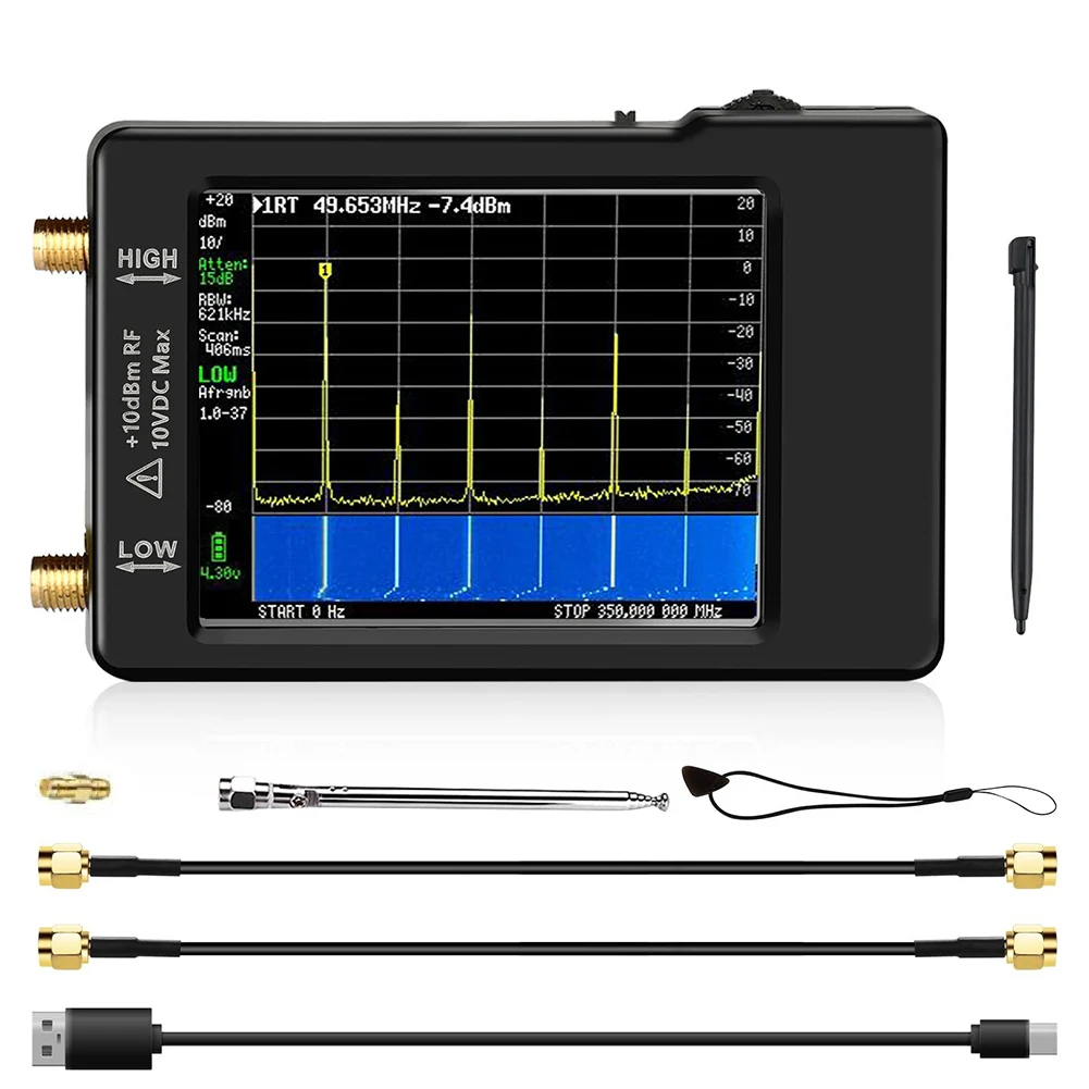 2 8 Inch Handheld Spectrum Analyzer with Integrated Signal Generator Supports Comprehensive RF Testing in a Compact Design
2 8 Inch Handheld Spectrum Analyzer with Integrated Signal Generator Supports Comprehensive RF Testing in a Compact Design