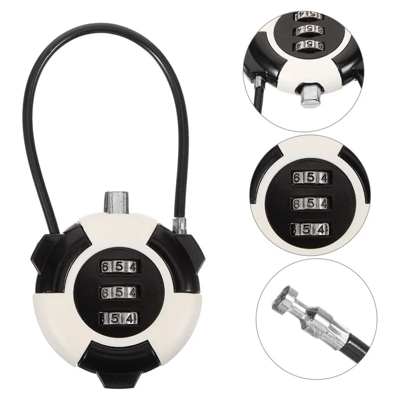 Approved Luggage Locks – 3-Digit Combination Cable Lock Indicator, Large Dial Easy-Press Button for Suitcases and Bags
Approved Luggage Locks – 3-Digit Combination Cable Lock Indicator, Large Dial Easy-Press Button for Suitcases and Bags