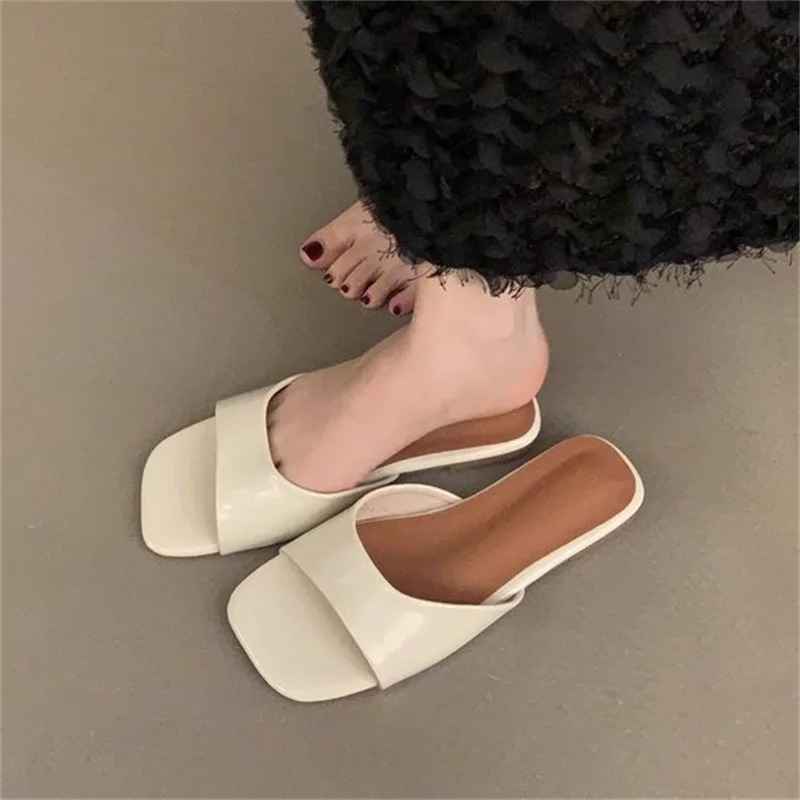 Flats Women Slippers Sexy Peep Toe Sandals Summer 2025 New Designer Slingback Shoes Ladies Slides Flip Flops Zapatos Mujer
Flats Women Slippers Sexy Peep Toe Sandals Summer 2025 New Designer Slingback Shoes Ladies Slides Flip Flops Zapatos Mujer