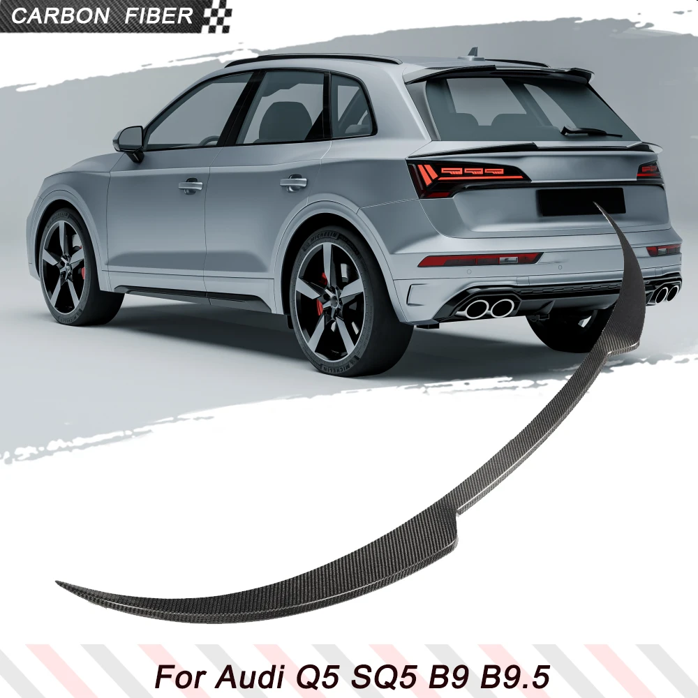 Carbon Fiber Car Rear Trunk Racing Spoiler Lip for Audi Q5 SQ5 B9 B9.5 2018-2025 Car Rear Middle Boot Racing Spoiler Tail Wing
Carbon Fiber Car Rear Trunk Racing Spoiler Lip for Audi Q5 SQ5 B9 B9.5 2018-2025 Car Rear Middle Boot Racing Spoiler Tail Wing
