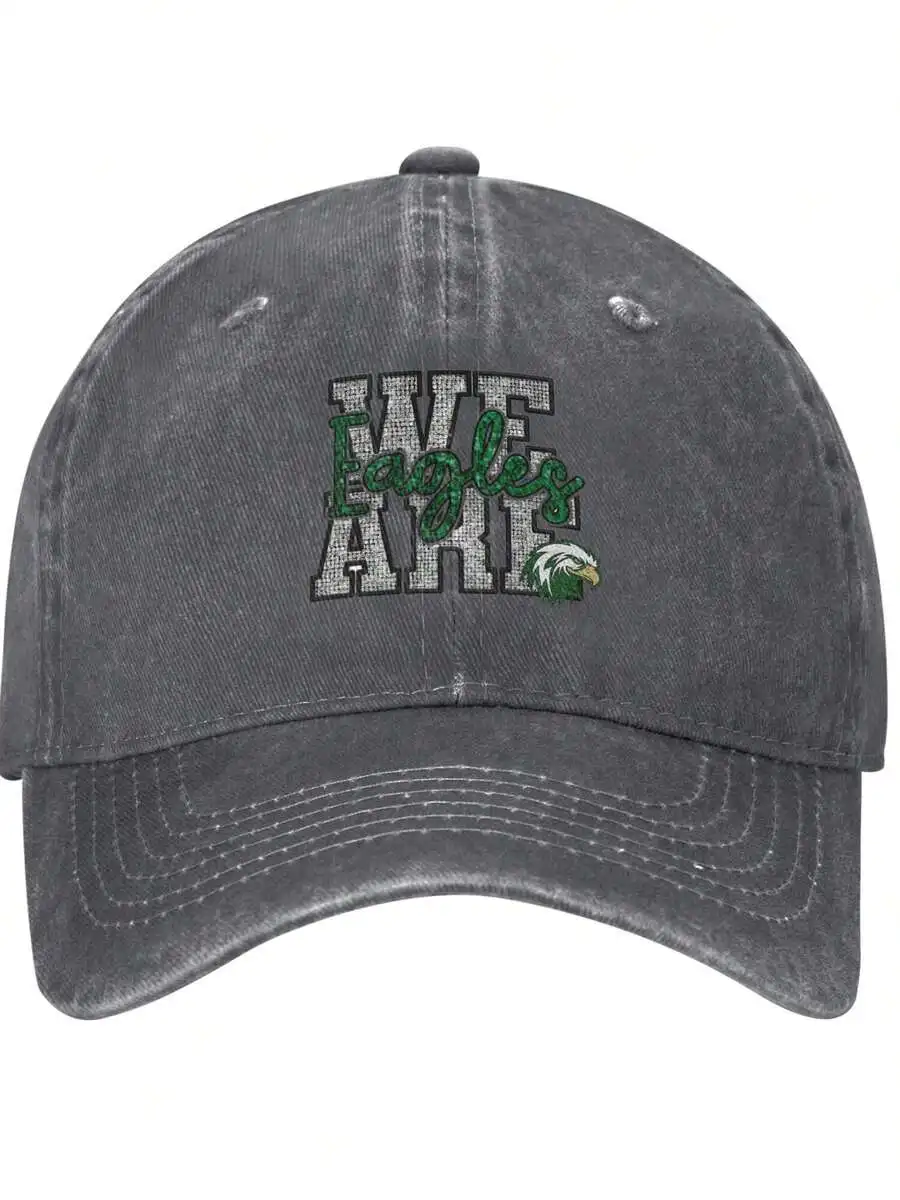 Distressed Vintage Washed Cotton Dad Hat With Eagle And We Are Eagles Graphic Print For Adults
Distressed Vintage Washed Cotton Dad Hat With Eagle And We Are Eagles Graphic Print For Adults