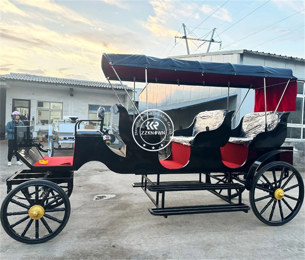 Luxury Classic European Horse Carriage Vintage Royal Tourist Sightseeing Horse Carriage for Resort Park
Luxury Classic European Horse Carriage Vintage Royal Tourist Sightseeing Horse Carriage for Resort Park