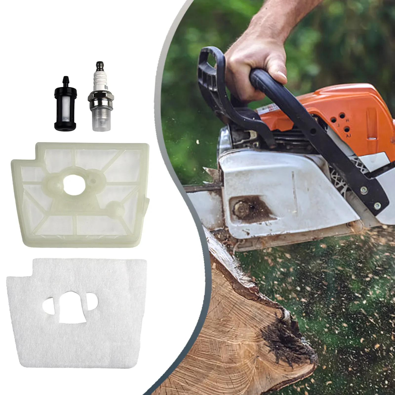 Fuel Filter Air Filter Garden Power Tool Outdoor Power Equipment Chainsaw Parts For FS180 Rubber/plastic Sponge
Fuel Filter Air Filter Garden Power Tool Outdoor Power Equipment Chainsaw Parts For FS180 Rubber/plastic Sponge