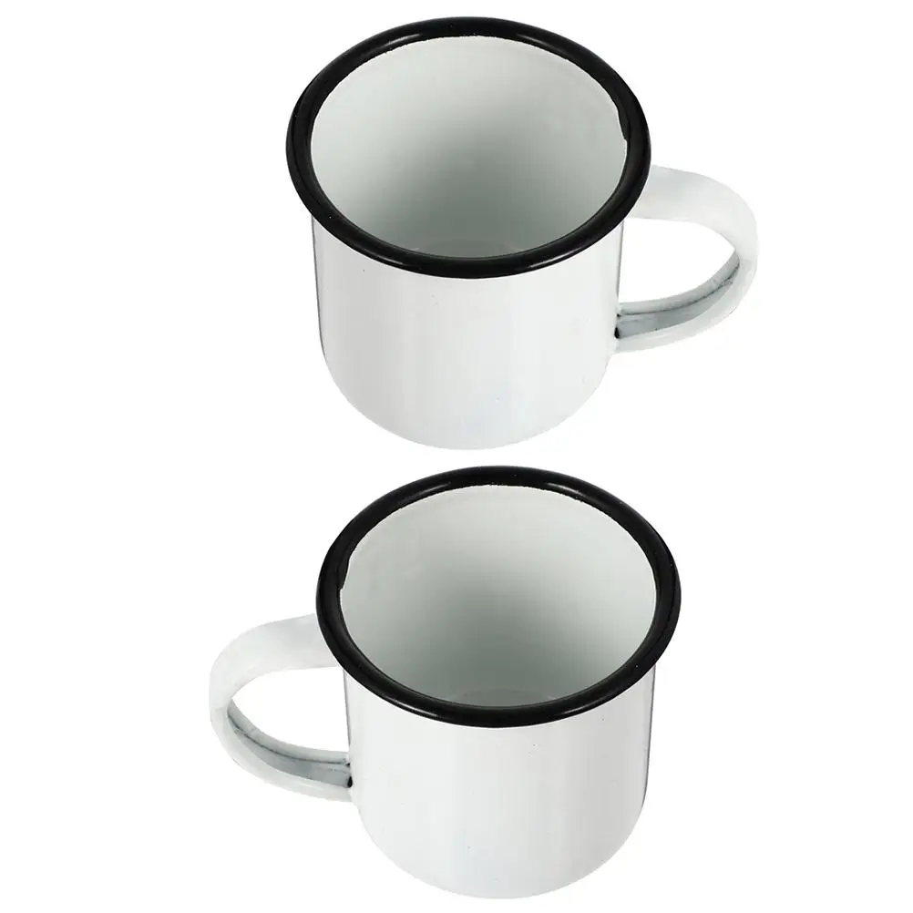 2Pcs Enamel Cups Vintage Style Retro Drinking Cup Tea Coffee Mug Enamel Mug Home Use Practical Glassware Barware
2Pcs Enamel Cups Vintage Style Retro Drinking Cup Tea Coffee Mug Enamel Mug Home Use Practical Glassware Barware