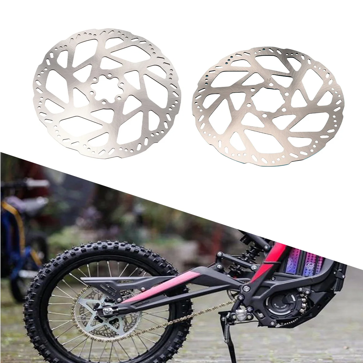 For Sur-Ron Sur Ron Surron X S Off-Road Electric Vehicle Accessories Motorcycle Front Rear Floating Front Rear Brake Disc Rotors
For Sur-Ron Sur Ron Surron X S Off-Road Electric Vehicle Accessories Motorcycle Front Rear Floating Front Rear Brake Disc Rotors