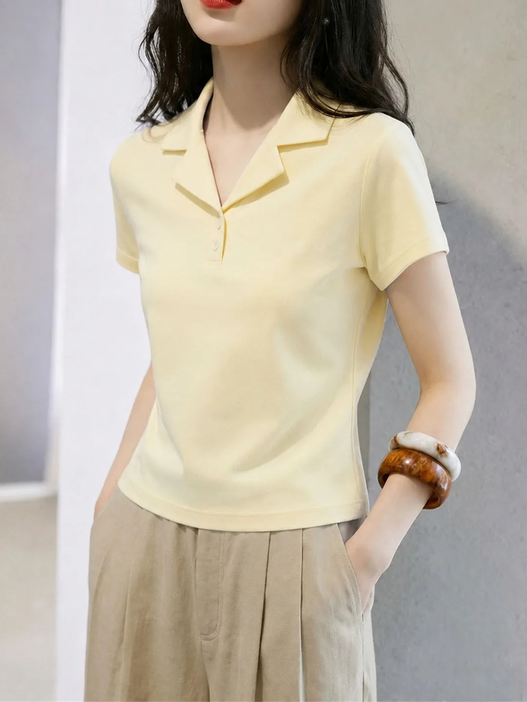 Chic Korean Style Short Sleeve Top Comfortable Women's Summer Shirt Youthful Design Breathable Material Versatile Occasion
Chic Korean Style Short Sleeve Top Comfortable Women's Summer Shirt Youthful Design Breathable Material Versatile Occasion