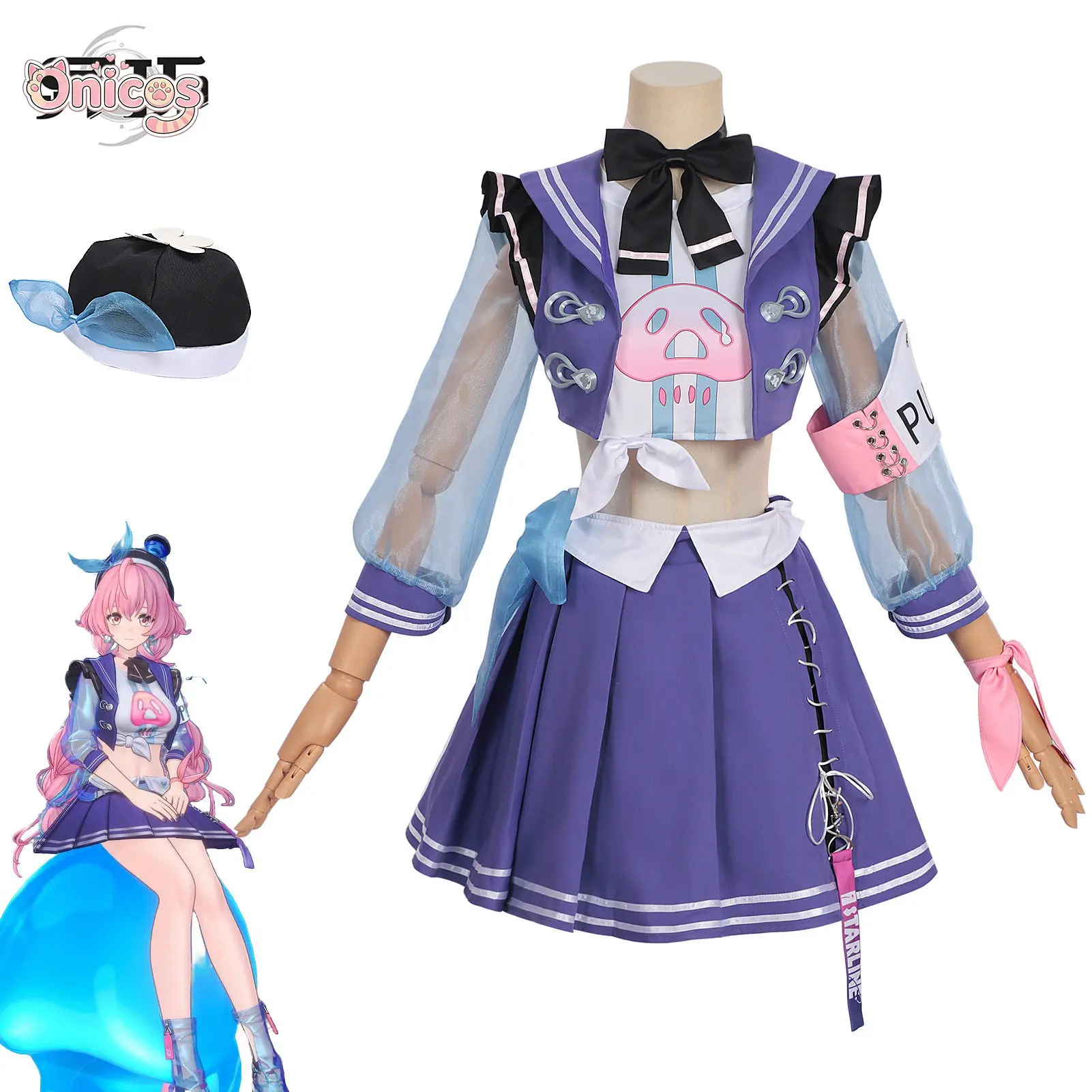 Neverness to Everness Hai Yue Cosplay Costume New Purple Uniform Game Suit Halloween Carnival Party Comic Con Onicos
Neverness to Everness Hai Yue Cosplay Costume New Purple Uniform Game Suit Halloween Carnival Party Comic Con Onicos