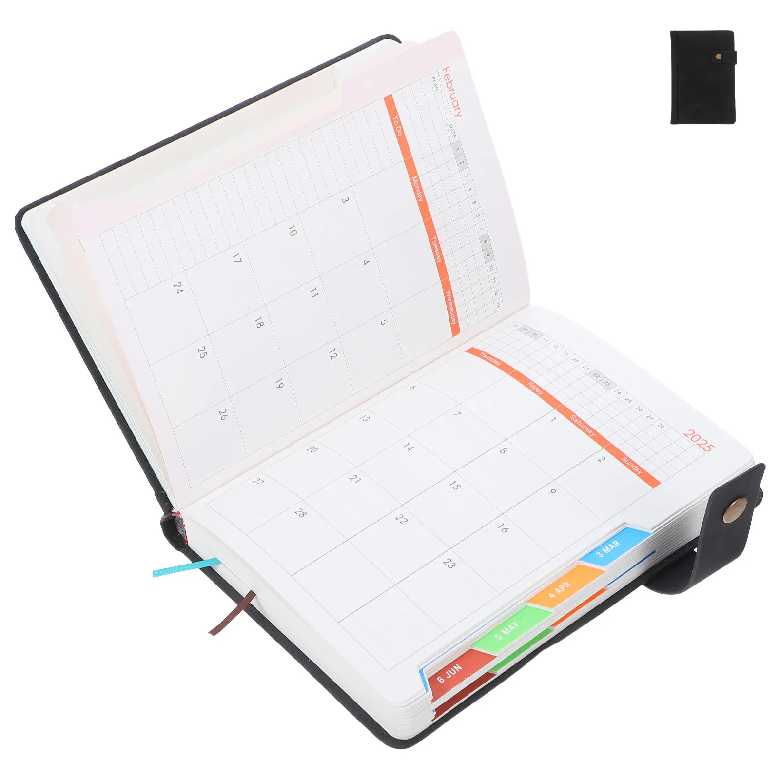 2025 Daily Weekly Monthly Planner Notebook Aesthetic Organizer Compact Portable Smooth Writing Paper Schedule Planner for Office
2025 Daily Weekly Monthly Planner Notebook Aesthetic Organizer Compact Portable Smooth Writing Paper Schedule Planner for Office