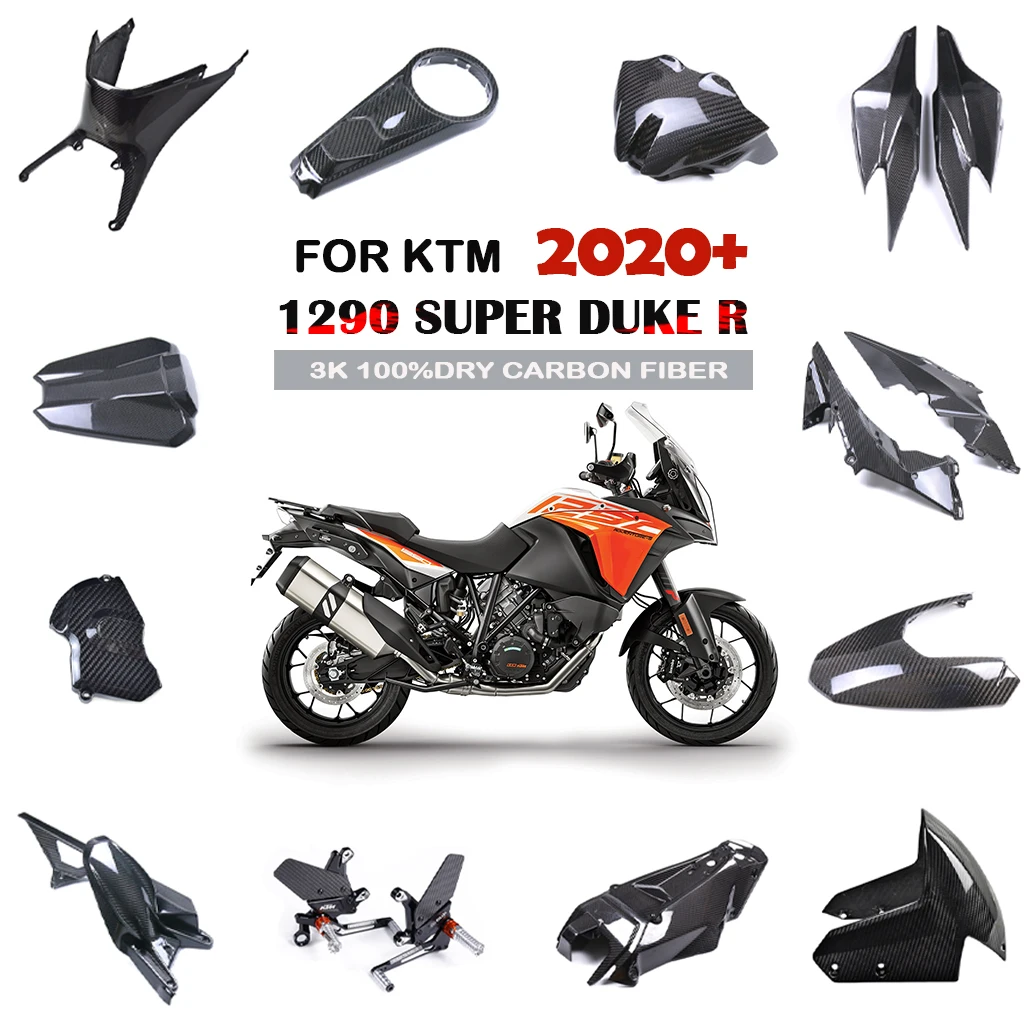 Frame Cover Fender Fuel Tank Side Panel Fairing Kit 3K Dry Carbon Fiber Motorcycle For KTM 1290 SUPER ADV R 2020+ 2022 2023 2024
Frame Cover Fender Fuel Tank Side Panel Fairing Kit 3K Dry Carbon Fiber Motorcycle For KTM 1290 SUPER ADV R 2020+ 2022 2023 2024