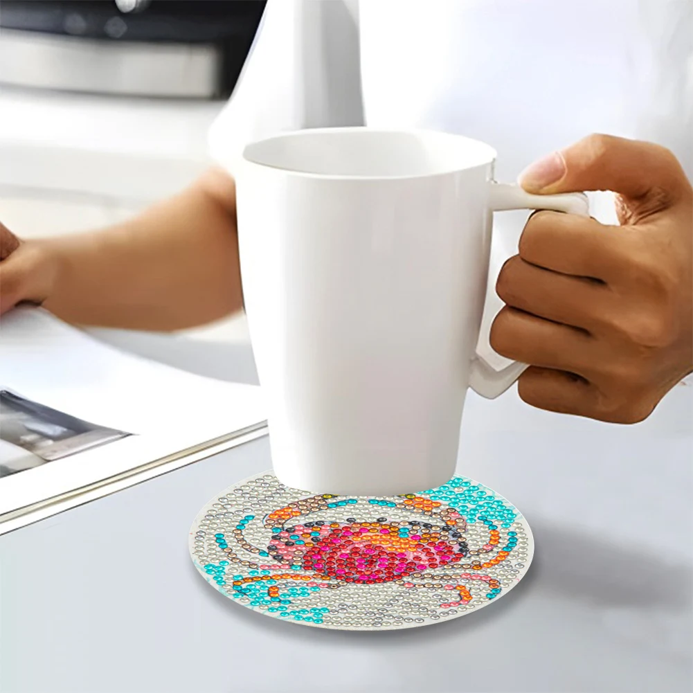 DIY Wood/Acrylic Spot Drill Coaster Creative with Holder Sunflower Gnome Crystal Drink Coasters Reusable for Tabletop Protection
DIY Wood/Acrylic Spot Drill Coaster Creative with Holder Sunflower Gnome Crystal Drink Coasters Reusable for Tabletop Protection