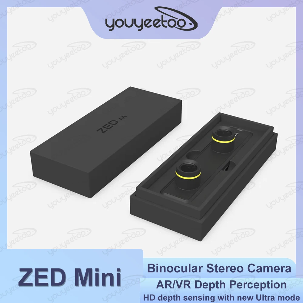 ZED Mini Stereo Camera Built-in 6DoF IMU HD AR/VR Depth Sensing For Augmented Reality, 3D Mapping And Robotics Applications