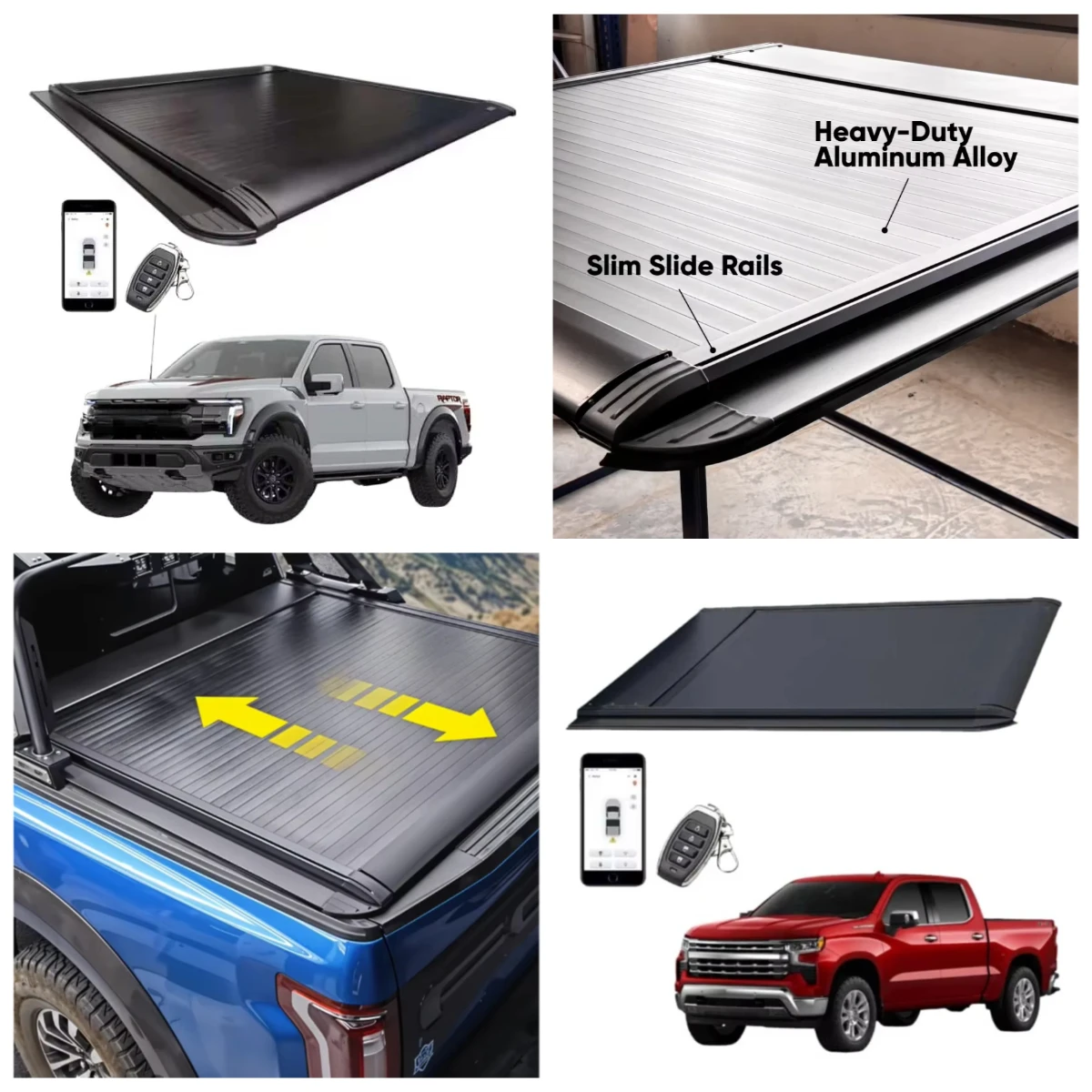 Dream Garage Electric Retractable Aluminum Alloy Waterproof Locking Tailbox For Silverado Ram Ranger Pickup Trucks
Dream Garage Electric Retractable Aluminum Alloy Waterproof Locking Tailbox For Silverado Ram Ranger Pickup Trucks