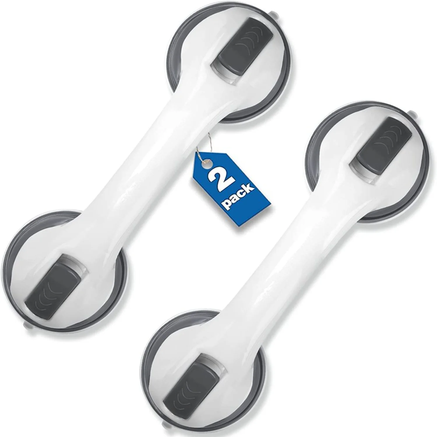 2 Pack 12 inch Bathroom Shower Grab Bars with Strong Suction Cup Grip for Safety & Support
2 Pack 12 inch Bathroom Shower Grab Bars with Strong Suction Cup Grip for Safety & Support
