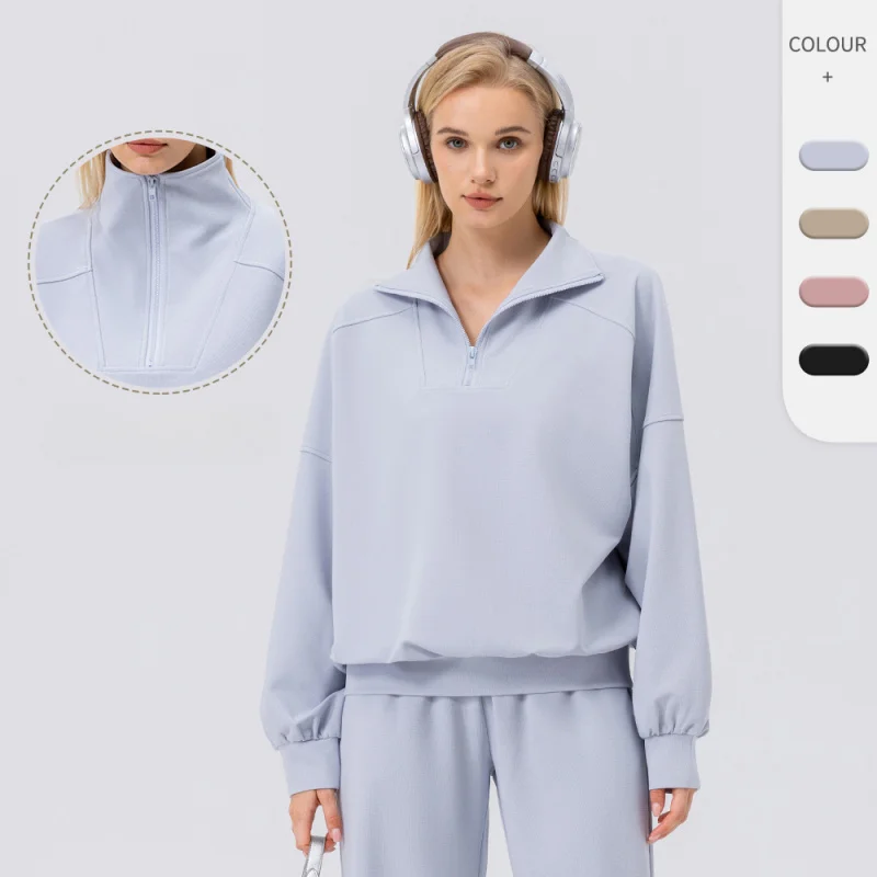 WESTSHAN Top Quality Autumn Winter Sports Sweatshirt Women Half-Zip Fitness Long Sleeve Casual Outdoor Running Hoodie Jacket
WESTSHAN Top Quality Autumn Winter Sports Sweatshirt Women Half-Zip Fitness Long Sleeve Casual Outdoor Running Hoodie Jacket