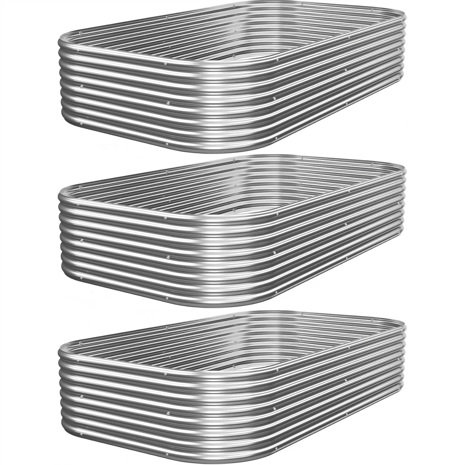 Galvanized Raised Garden Bed 3x2ft, Metal Garden Box for Vegetables, Outdoor Steel Planter for Flowers, Easy Assembly
Galvanized Raised Garden Bed 3x2ft, Metal Garden Box for Vegetables, Outdoor Steel Planter for Flowers, Easy Assembly