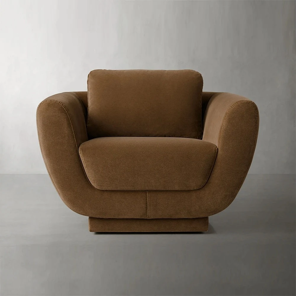 Contemporary Velvet Swivel Lounge Sofa Combination Design Sponge Filled Fabric Material
Contemporary Velvet Swivel Lounge Sofa Combination Design Sponge Filled Fabric Material