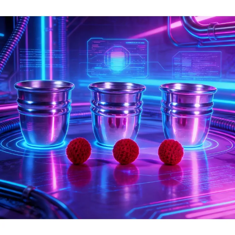 Суперпрофессиональные фокусные наборы: чашки и шары с алюминиевым реквизитом Chop Cup, большой набор для магических трюков, иллюзий и фокусов из близкого плана
Суперпрофессиональные фокусные наборы: чашки и шары с алюминиевым реквизитом Chop Cup, большой набор для магических трюков, иллюзий и фокусов из близкого плана