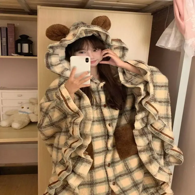 Pjs Set Butterfly Women's Pajama Set Women's Warm Winter Pajamas Fashionable Home Wear Pajamas Adorable and Soft Pajama Set New
Pjs Set Butterfly Women's Pajama Set Women's Warm Winter Pajamas Fashionable Home Wear Pajamas Adorable and Soft Pajama Set New