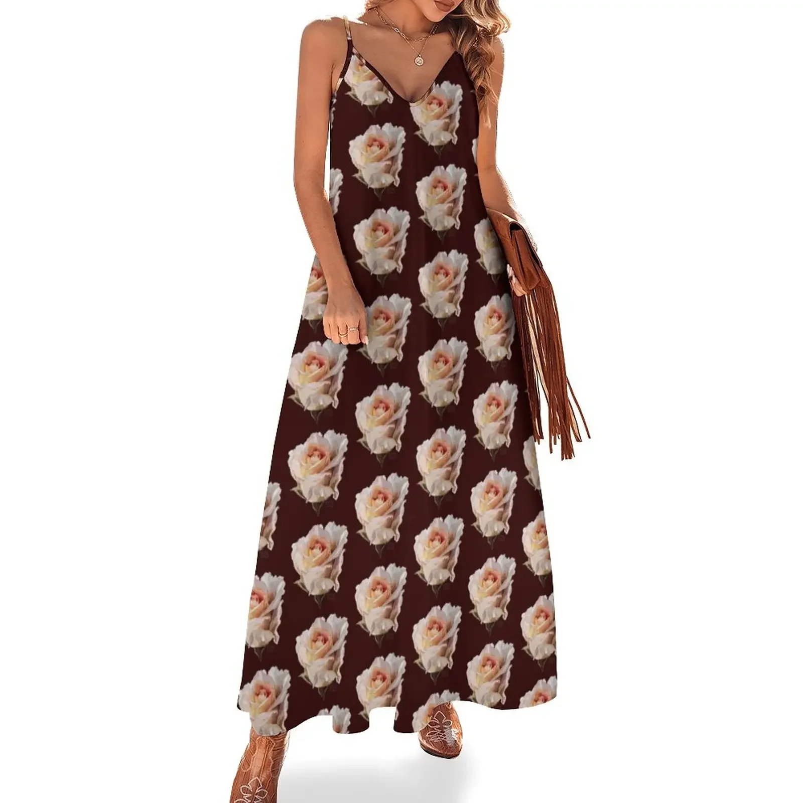 Pink Rose Painting of a Single Rose Sleeveless Dress elegant party dress for women 2025 women's evening dresses Dress
Pink Rose Painting of a Single Rose Sleeveless Dress elegant party dress for women 2025 women's evening dresses Dress