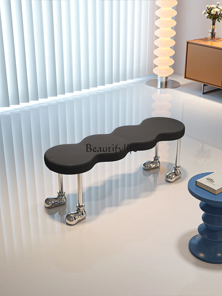 Creative Long Dining Chair Ant Changing Shoes Entrance Household Light Luxury Bed End Stool
Creative Long Dining Chair Ant Changing Shoes Entrance Household Light Luxury Bed End Stool