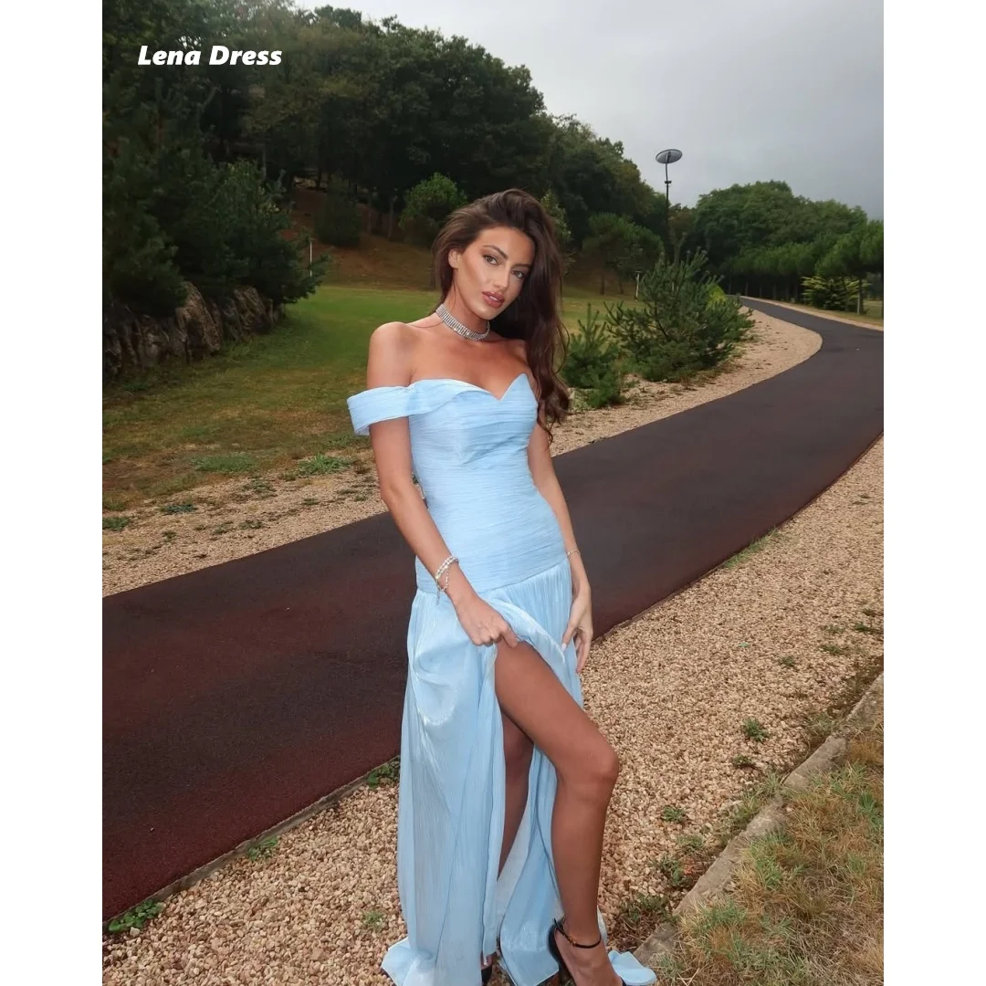 Lena Ball Gown Luxury Dress Sky Blue Sweetheart Evening Dresses Woman Elegant Party Dresses 2025 Custom Made Side Slit Prom Long
Lena Ball Gown Luxury Dress Sky Blue Sweetheart Evening Dresses Woman Elegant Party Dresses 2025 Custom Made Side Slit Prom Long