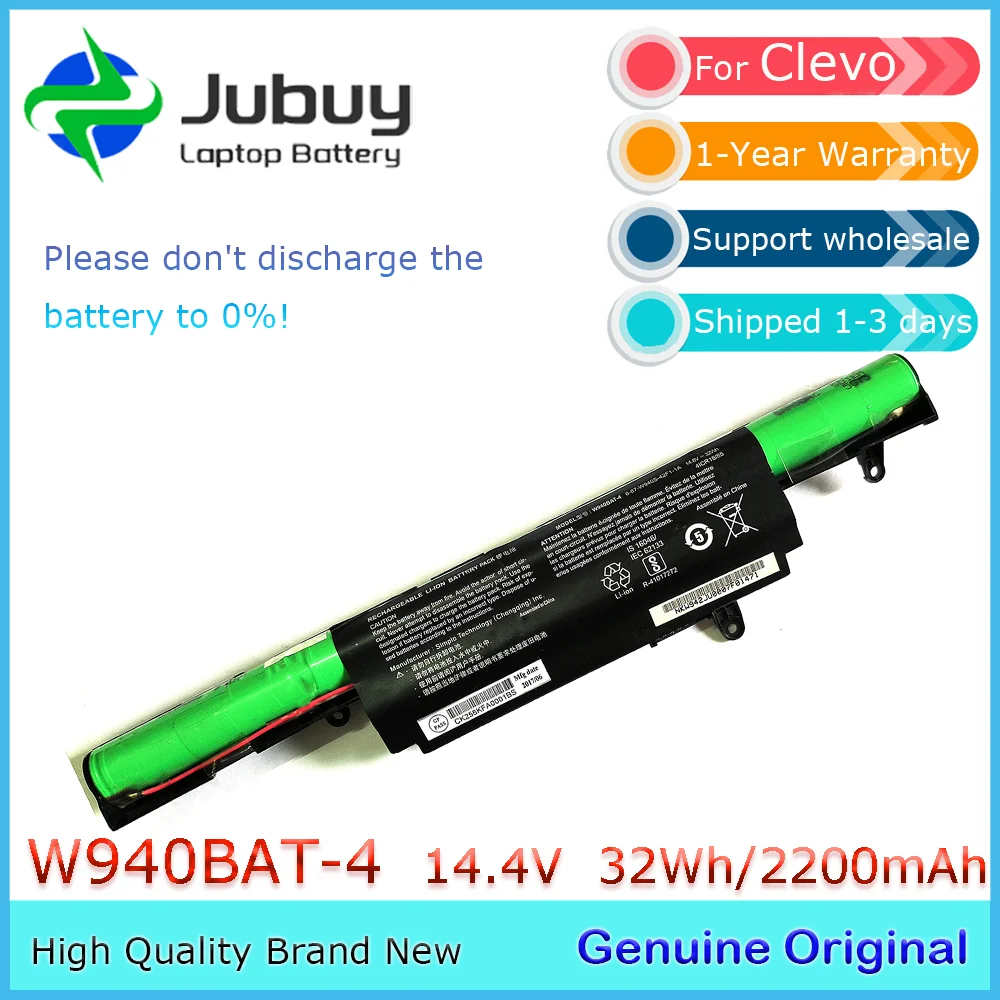 W940BAT-4 14,4 В 2200 мАч оригинальный аккумулятор для ноутбука Clevo Premium TV Xs3210 W94LS W940S W940TU 6-87-W94LS-4UF-1P
W940BAT-4 14,4 В 2200 мАч оригинальный аккумулятор для ноутбука Clevo Premium TV Xs3210 W94LS W940S W940TU 6-87-W94LS-4UF-1P