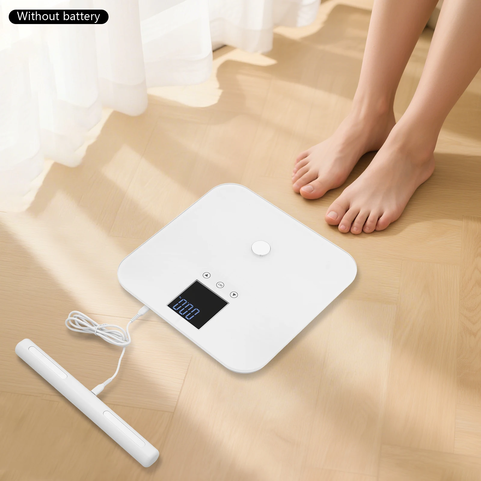 Intelligent Electronic Scale 8-Eletrode Body Fat Scale Multifunctional Weight Scale Smart APP Connectivity 400lbs
Intelligent Electronic Scale 8-Eletrode Body Fat Scale Multifunctional Weight Scale Smart APP Connectivity 400lbs