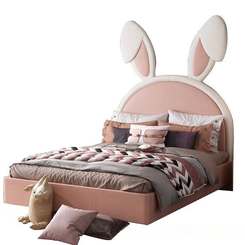 Children's bed cartoon rabbit boy girl bed rabbit ear modeling 1.5 meters children princess slide
Children's bed cartoon rabbit boy girl bed rabbit ear modeling 1.5 meters children princess slide