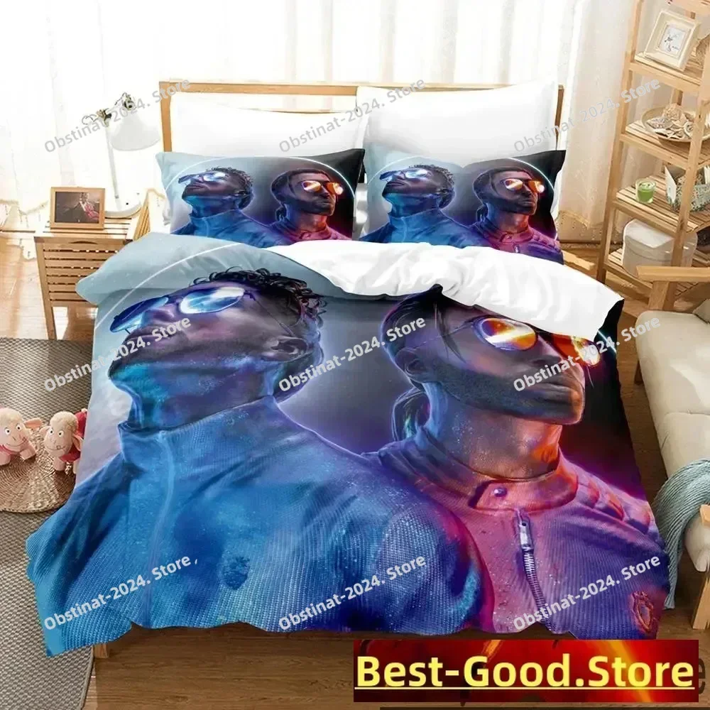 3D Print PNL Rap Duo Bedding Set Boys Girls Twin Queen King Size Duvet Cover Pillowcase Bed boys Adult Home Textileextile
3D Print PNL Rap Duo Bedding Set Boys Girls Twin Queen King Size Duvet Cover Pillowcase Bed boys Adult Home Textileextile