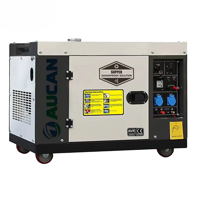 New 14KVA Single Phase Diesel Generator Set 14KW Silent Type With 220V/110V AC Output 50/60Hz Frequency Trailer Generator Set
New 14KVA Single Phase Diesel Generator Set 14KW Silent Type With 220V/110V AC Output 50/60Hz Frequency Trailer Generator Set