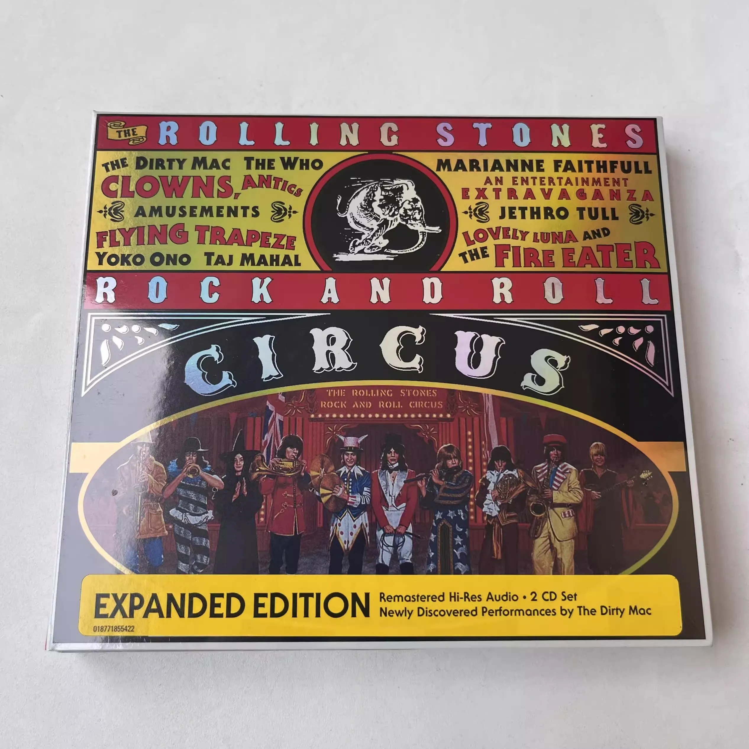 Classic The Rolling Stones Mick Jagger Music CD Rock And Roll Circus Album 2pcs Music Record Cosplay Walkman Car Soundtracks Box
Classic The Rolling Stones Mick Jagger Music CD Rock And Roll Circus Album 2pcs Music Record Cosplay Walkman Car Soundtracks Box