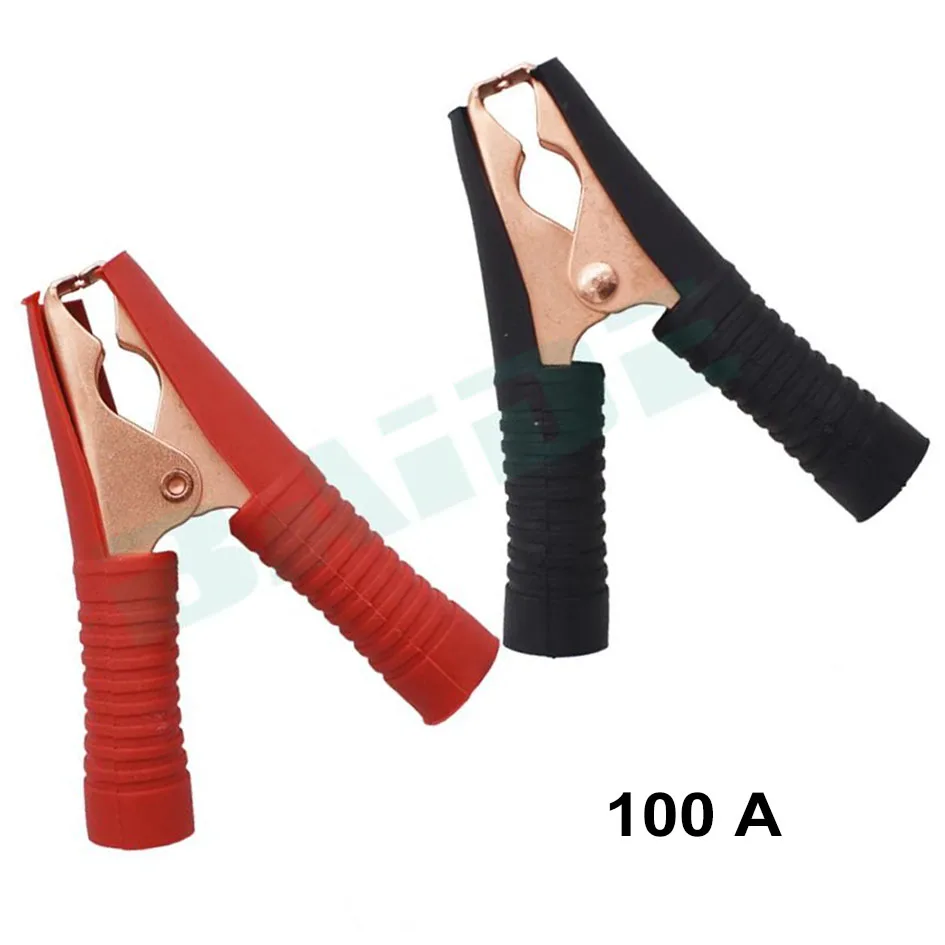 Alligator Clips For Car Automobile Battery Clamps Crocodile Clip 100A Red+Black 250set/lot Wholesale
Alligator Clips For Car Automobile Battery Clamps Crocodile Clip 100A Red+Black 250set/lot Wholesale