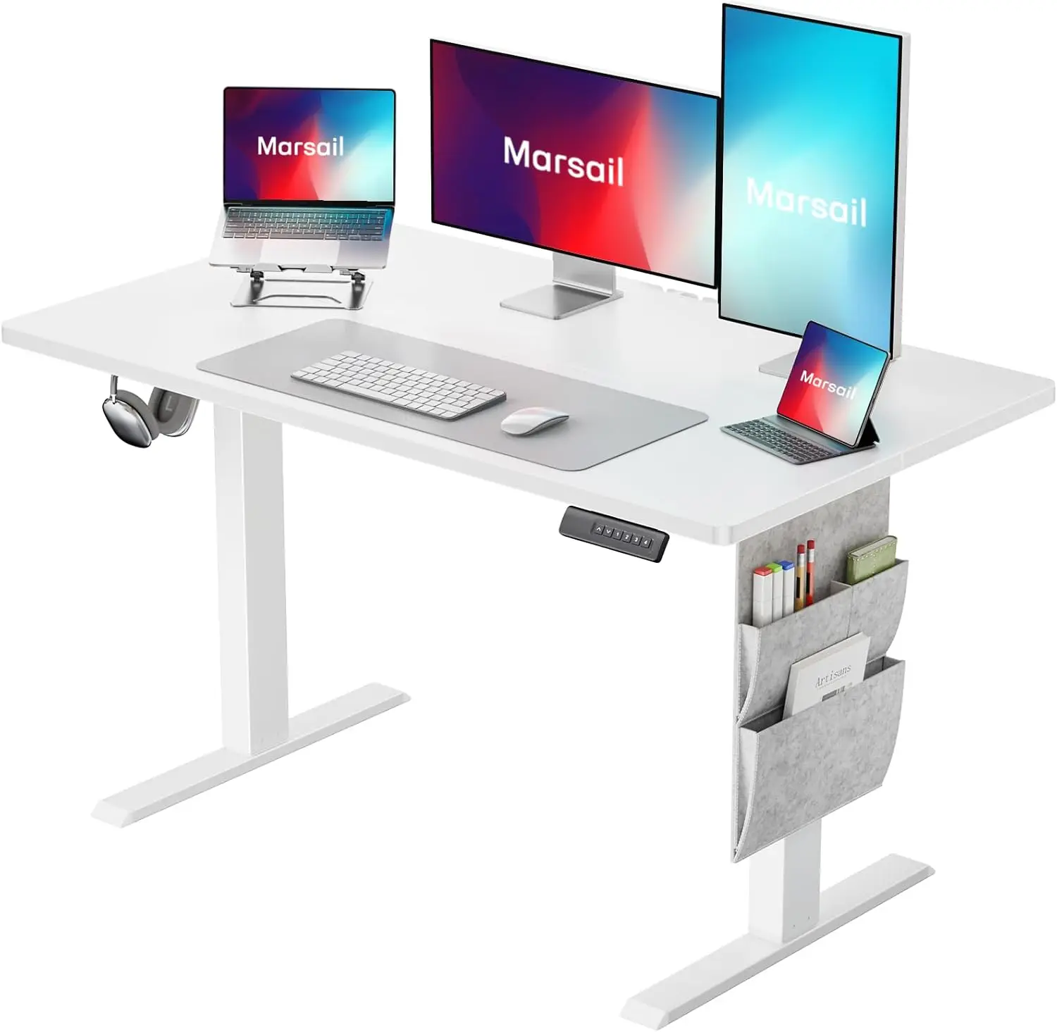 Standing Desk Adjustable Height,48""*28"" Electric Standing White Desk With Storage Bag,Sit Stand Up Desk For Home Office
Standing Desk Adjustable Height,48""*28"" Electric Standing White Desk With Storage Bag,Sit Stand Up Desk For Home Office