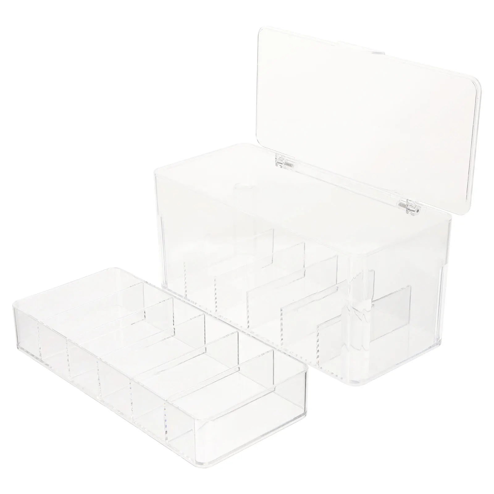 Double Layer Storage Box Large Capacity Phone Cord Organizer Cable Holder Transparent Plastic Desk Wire Management
Double Layer Storage Box Large Capacity Phone Cord Organizer Cable Holder Transparent Plastic Desk Wire Management