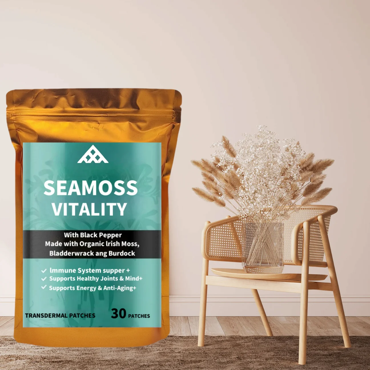 30 Patches Sea Moss Transdermal Patches With Burdock Root Promotes Immune System
30 Patches Sea Moss Transdermal Patches With Burdock Root Promotes Immune System