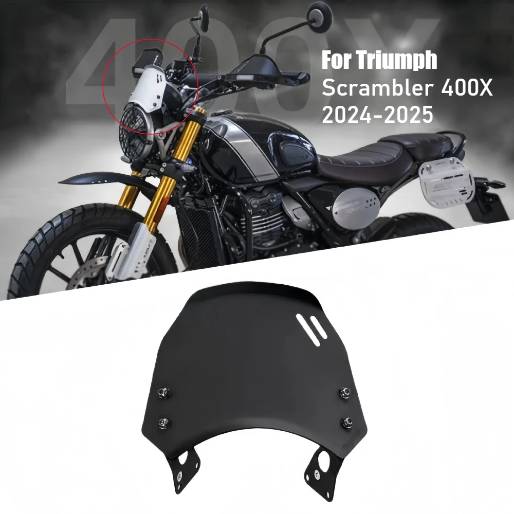 Ветровое стекло/защитный экран для мотоцикла Triumph Scrambler 400X 2024-2025: Аксессуары для защиты от ветра
Ветровое стекло/защитный экран для мотоцикла Triumph Scrambler 400X 2024-2025: Аксессуары для защиты от ветра